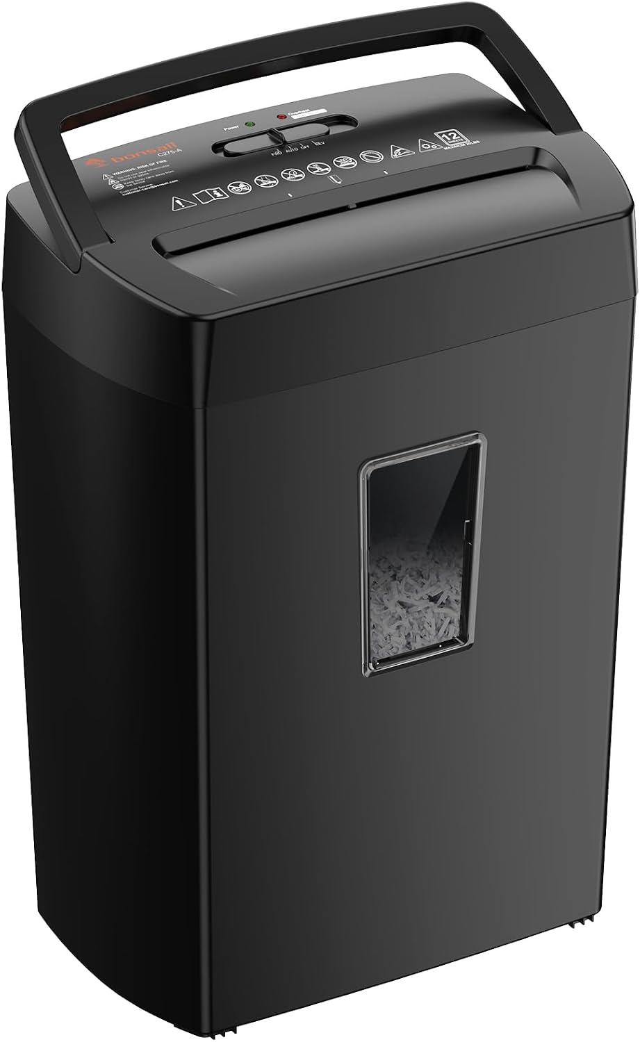 Bonsaii C275-A 12-Sheet Cross-Cut Shredder
