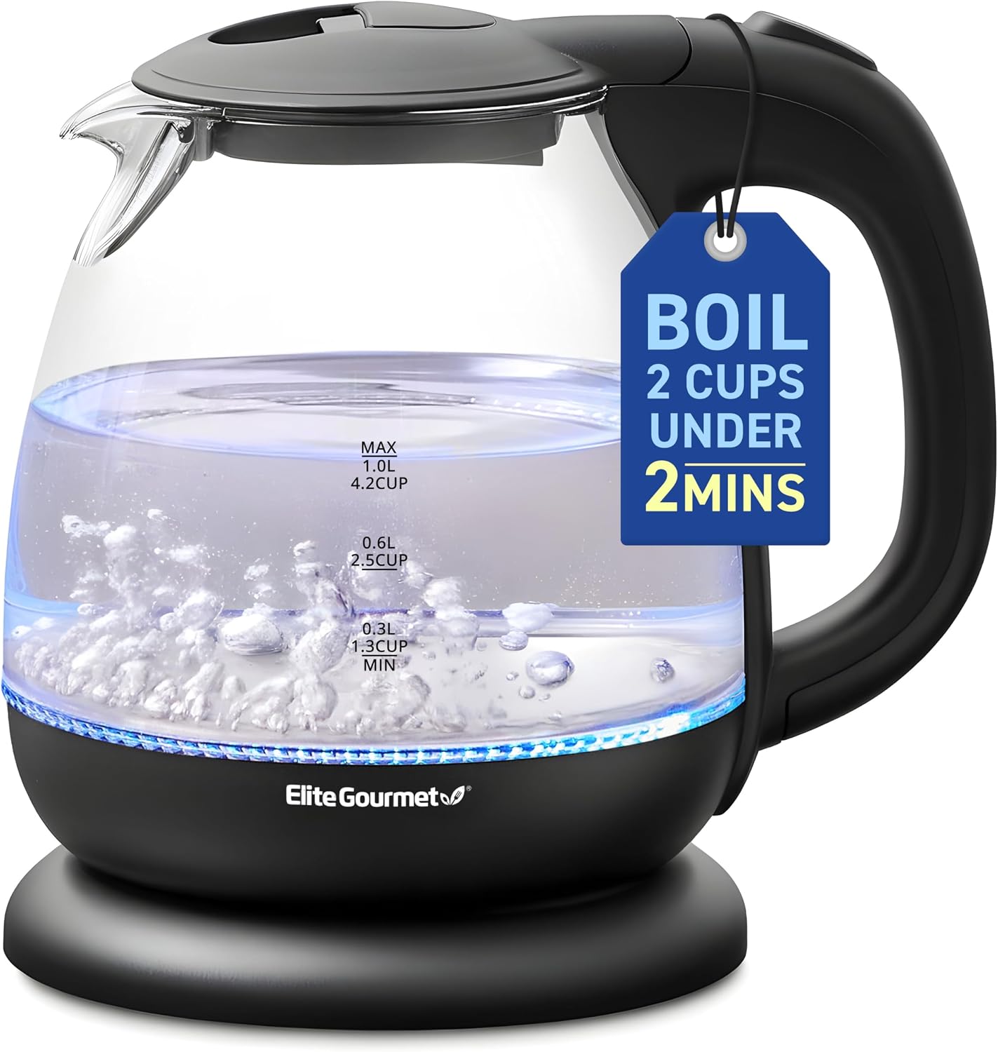 Elite Gourmet EKT1001 (Black, 1.0L)