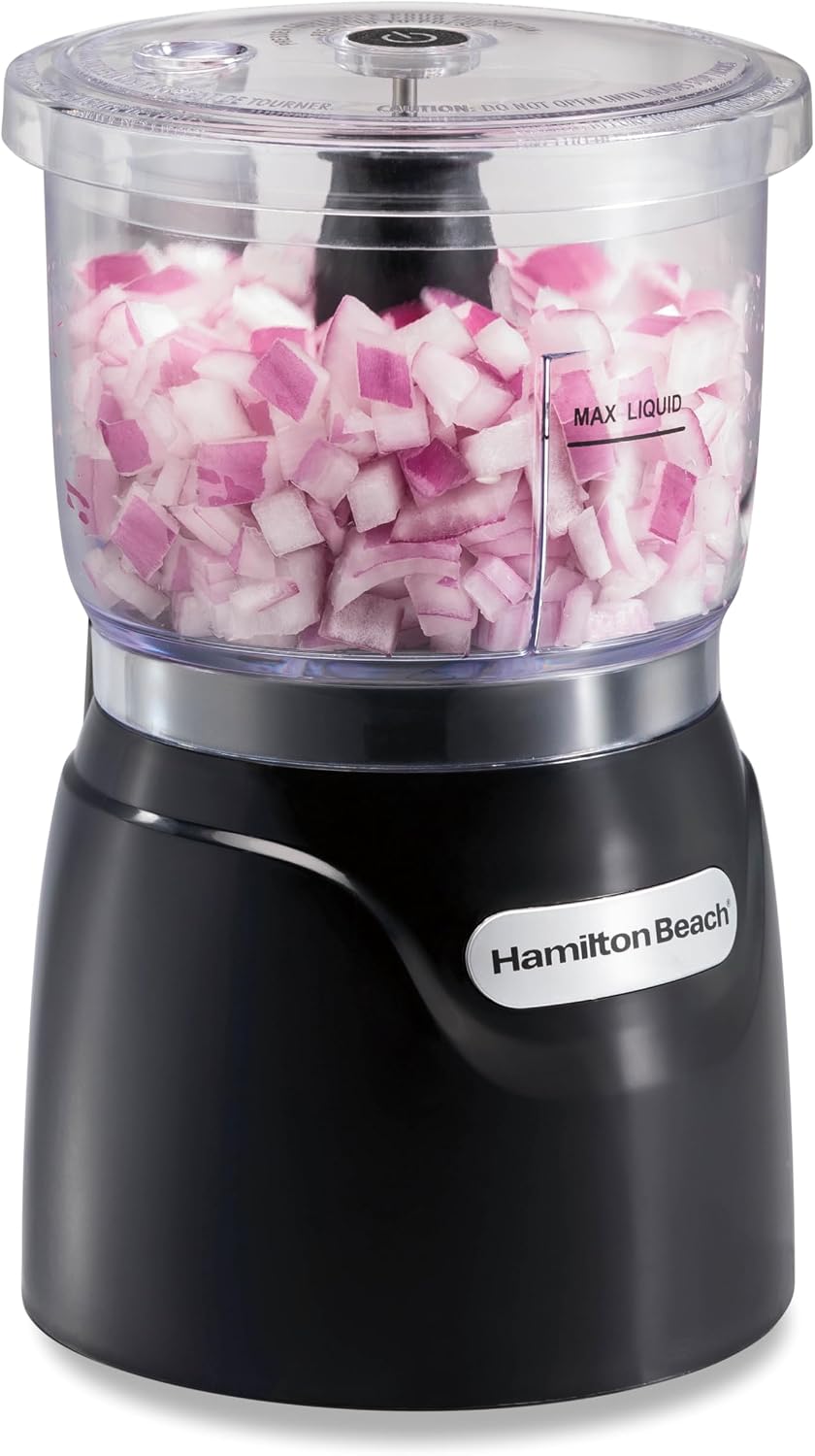 Hamilton Beach 3-Cup Stack & Press Chopper