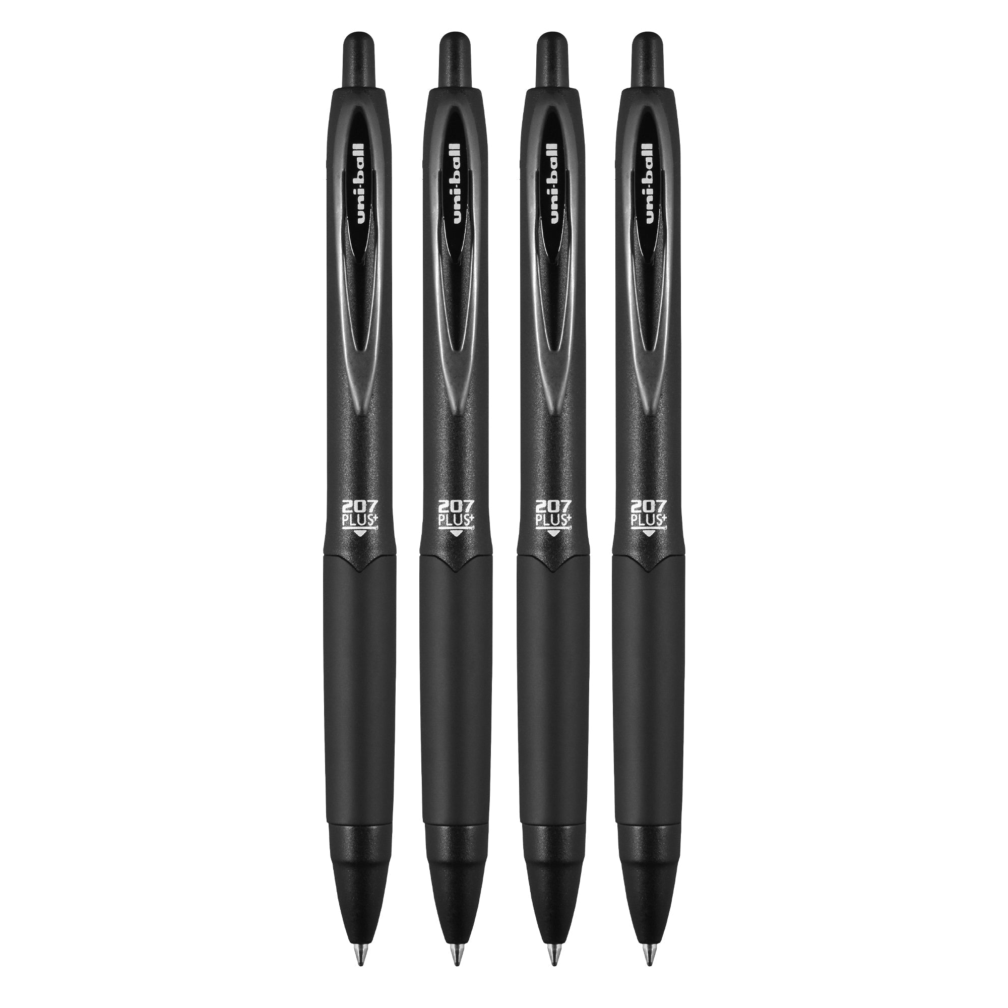 207 Plus+ 0.7mm Black, 4 Pack
