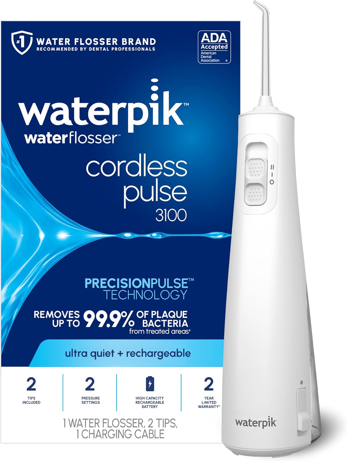 Waterpik Cordless Pulse 3100 WF-20 (White)